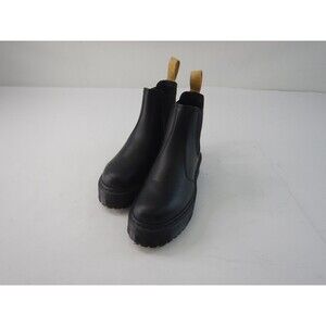 Dr. Martens Unisex Vegan 2976 Quad Chelsea Boots, Black, 9 US Women / 8 US Men